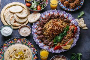 middle eastern or arabic halal food event catering